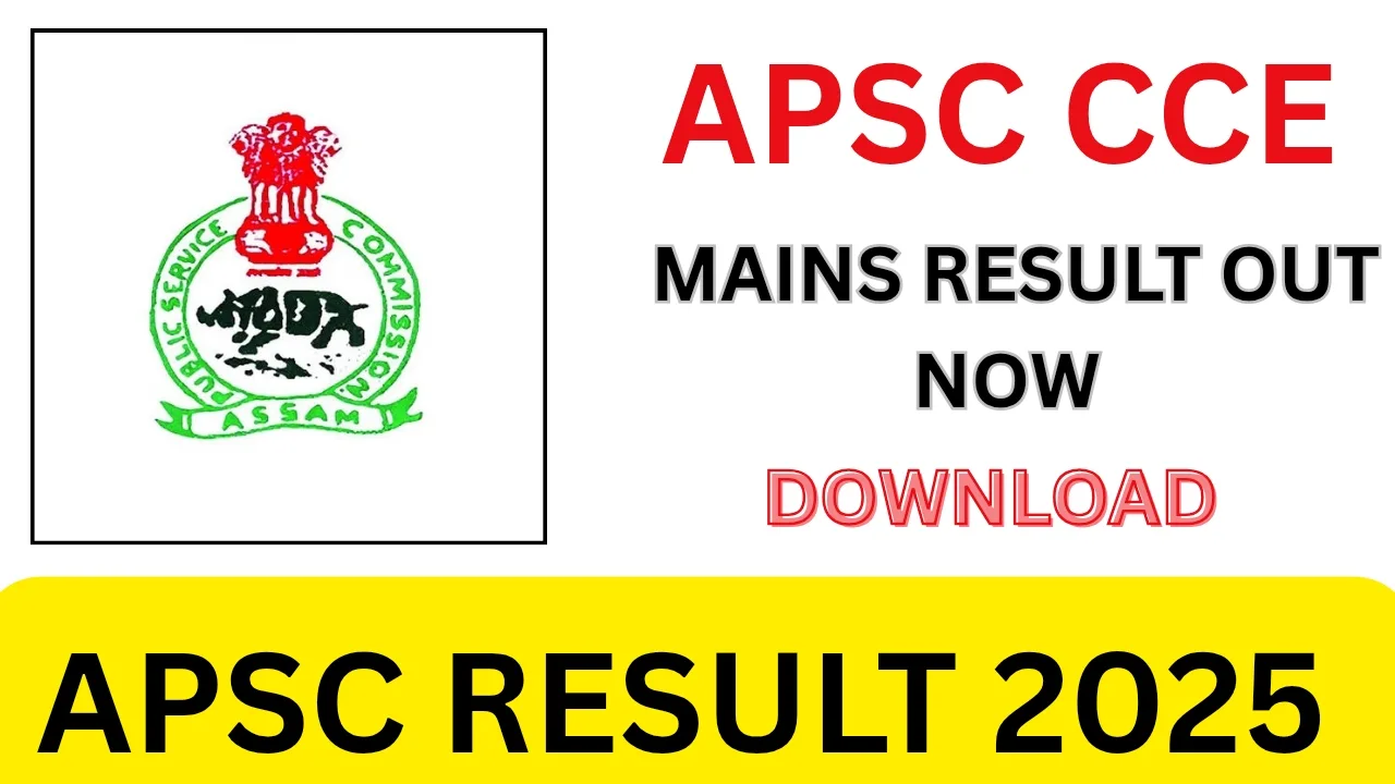 APSC RESULT 2025
