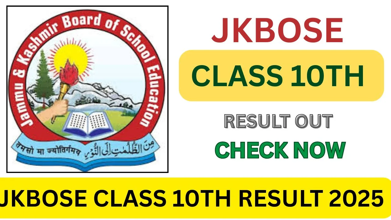 JKBOSE CLASS 10TH RESULT 2025