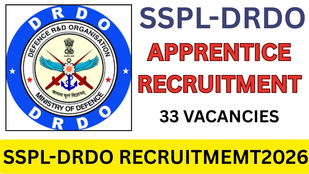 SSPL-DRDO RECRUITMENT 2026